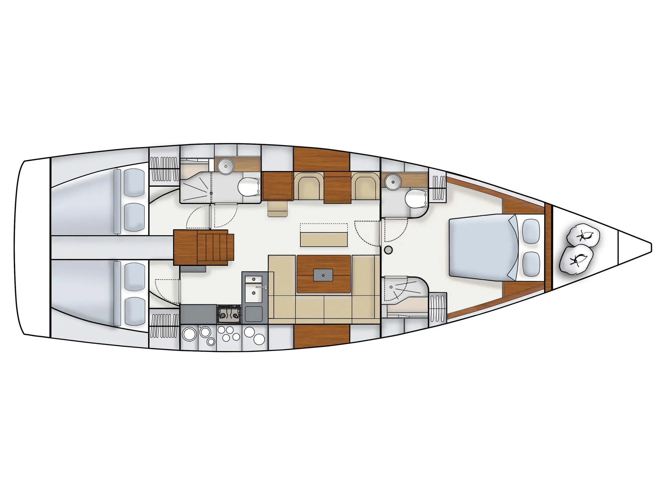 Photo #3 - Hanse 345 (Tendance I) in Saint-Tropez - 4211