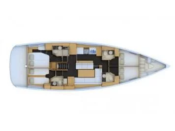 Jeanneau 54 (BLUE DREAM) Plan image - 4