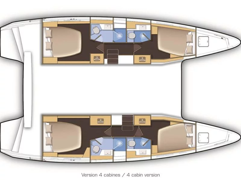 Lagoon 42 (POSEIDON 2021 (air condition, )) Plan image - 8