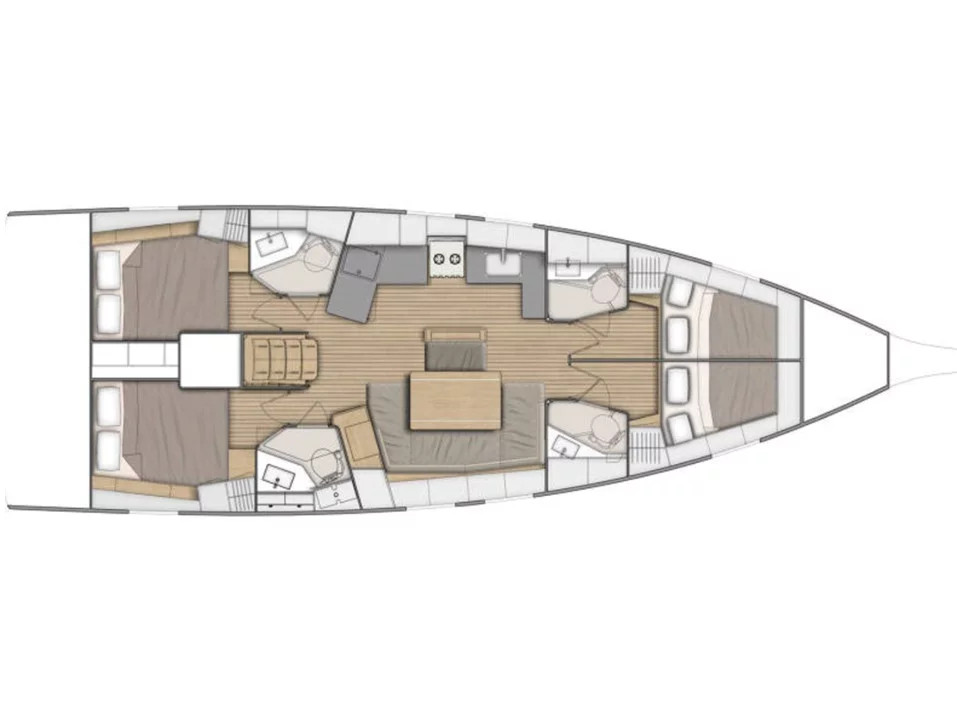 Oceanis 46.1 () Plan image - 6