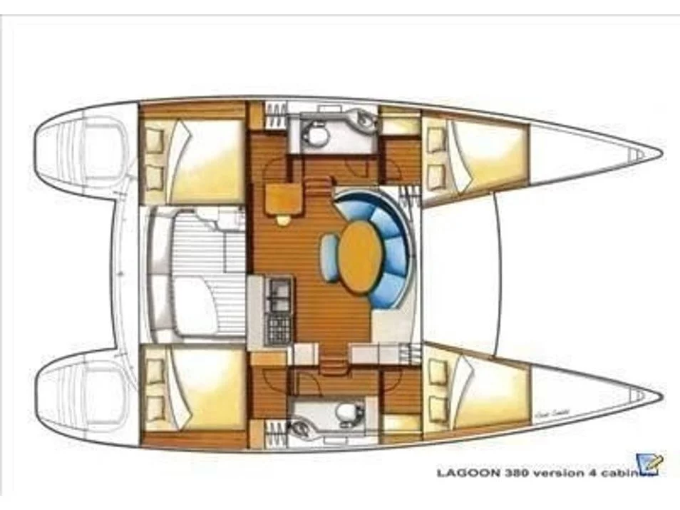 Lagoon 440 (Dory) Plan image - 3