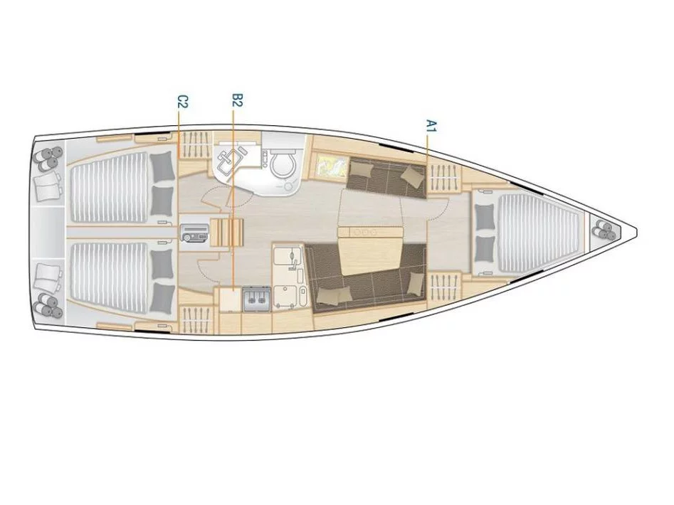 Hanse 388 (Calypso) Plan image - 26