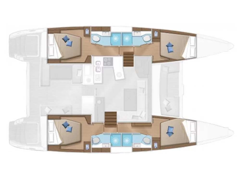 Lagoon 450 Fly () Plan image - 4