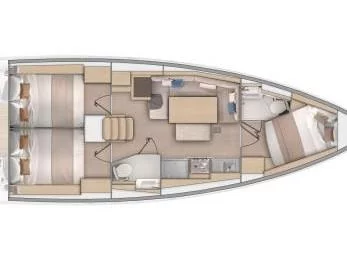 Oceanis 37.1 (BREEZE) Plan image - 4