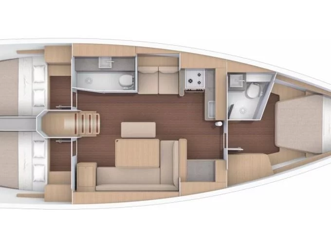 Dufour 430 Grand Large (Amodiño) Plan image - 10