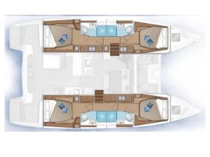 Lagoon 46 (Lord Ervis) Plan image - 2