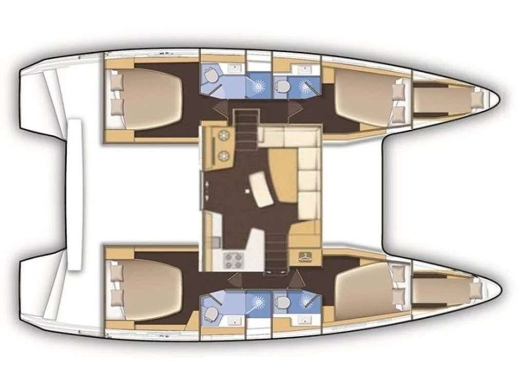 Lagoon 46 (Zoey) Plan image - 2