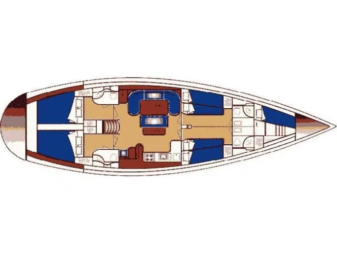 Ocean Star 51.2 (XENIA) Plan image - 1