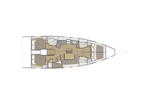 Oceanis 46.1 Performance (Okiroi) Plan image - 22