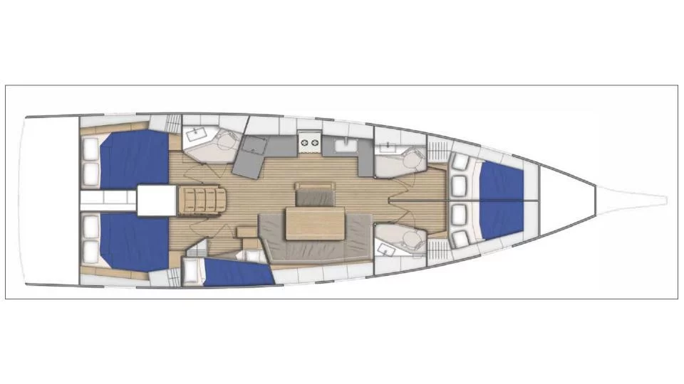 Oceanis 46.1 (Marbella (Pax 12))  - 16