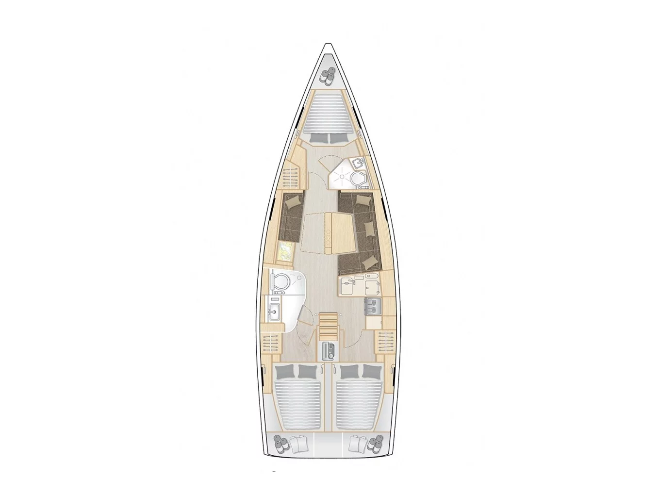 Hanse 418 (HeNA) Plan image - 10