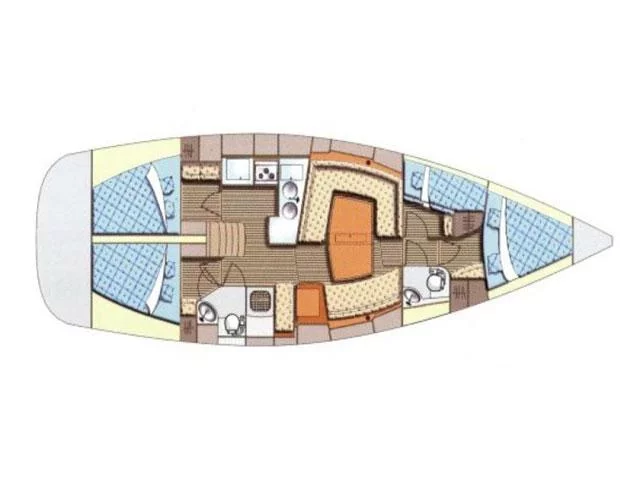 Elan 434 Impression (Alboran XXVI Piñacolada (Majorca)) Plan image - 21