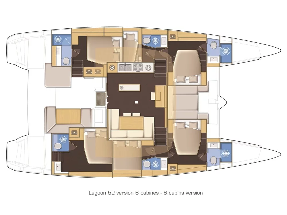 Lagoon 52F (ELVIRA 52) Plan image - 13