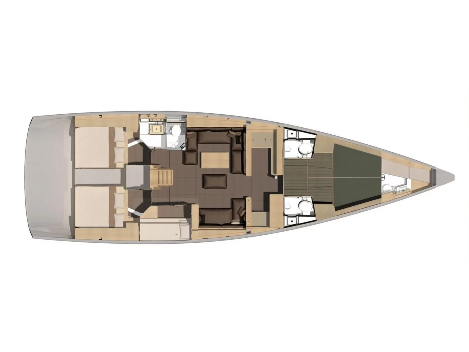 Dufour 56 Exclusive 2019 (Nakupenda) Plan image - 27