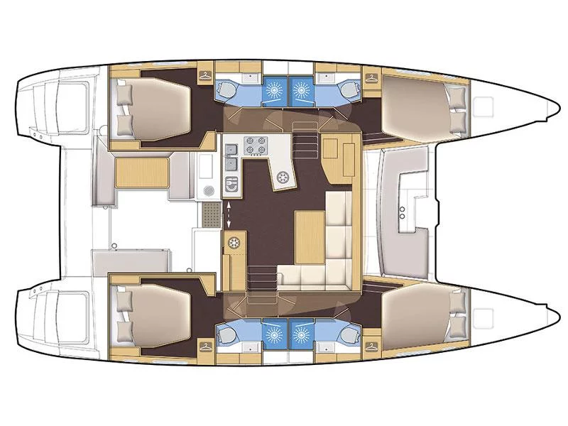 Lagoon 450 F (MUST HAVE) Plan image - 34