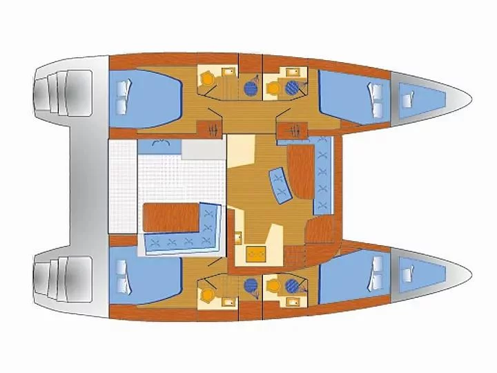 Lagoon 42 (Marianne) Plan image - 6