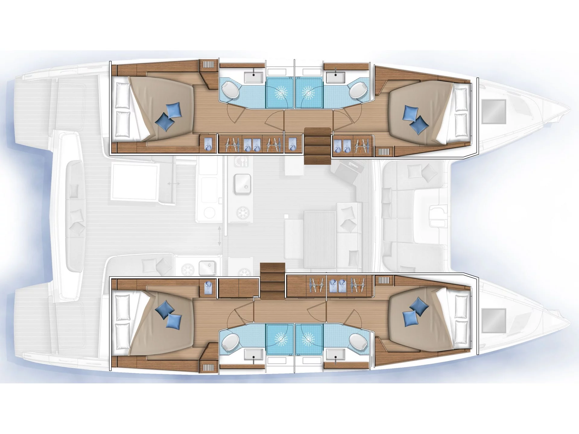 Lagoon 46 (Alter Ego (Pax 12)) Plan image - 6