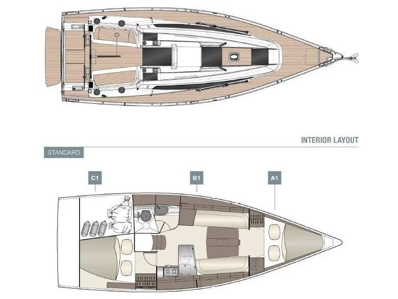 Dehler 34 (Seventeen) Plan image - 2