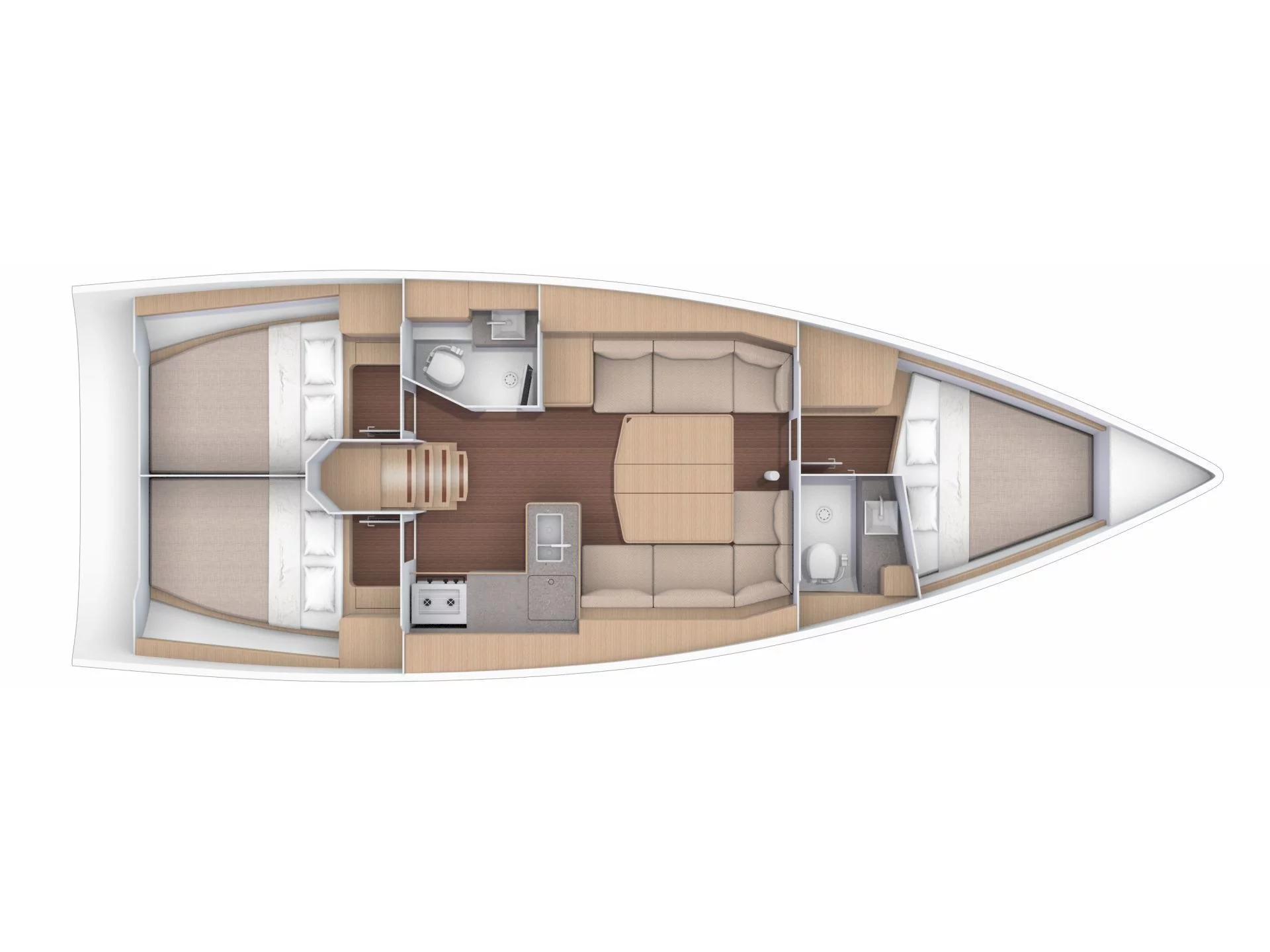 Dufour 390 Grand Large (Cordelia) Plan image - 1