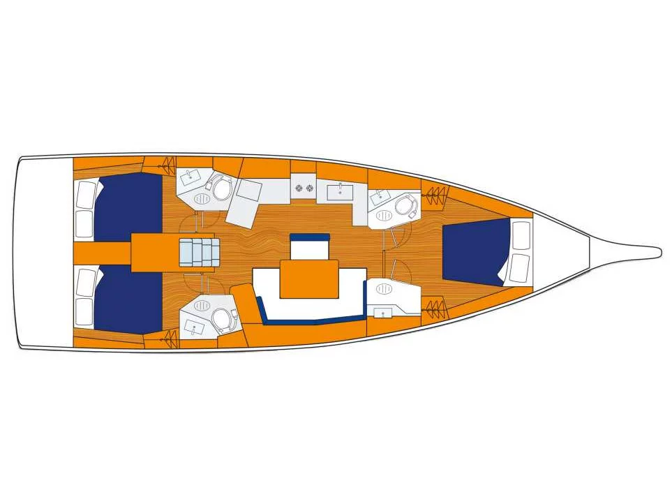 Oceanis 461 () Plan image - 9
