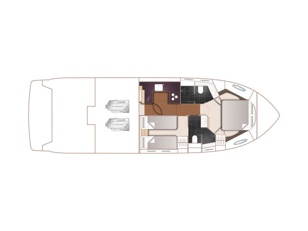 Photo #6 - Princess F43 (Contessa) en Dubrovnik - 20645