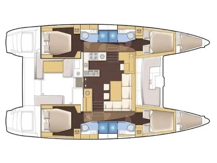 Lagoon 410 S2 (Aloha) Plan image - 20