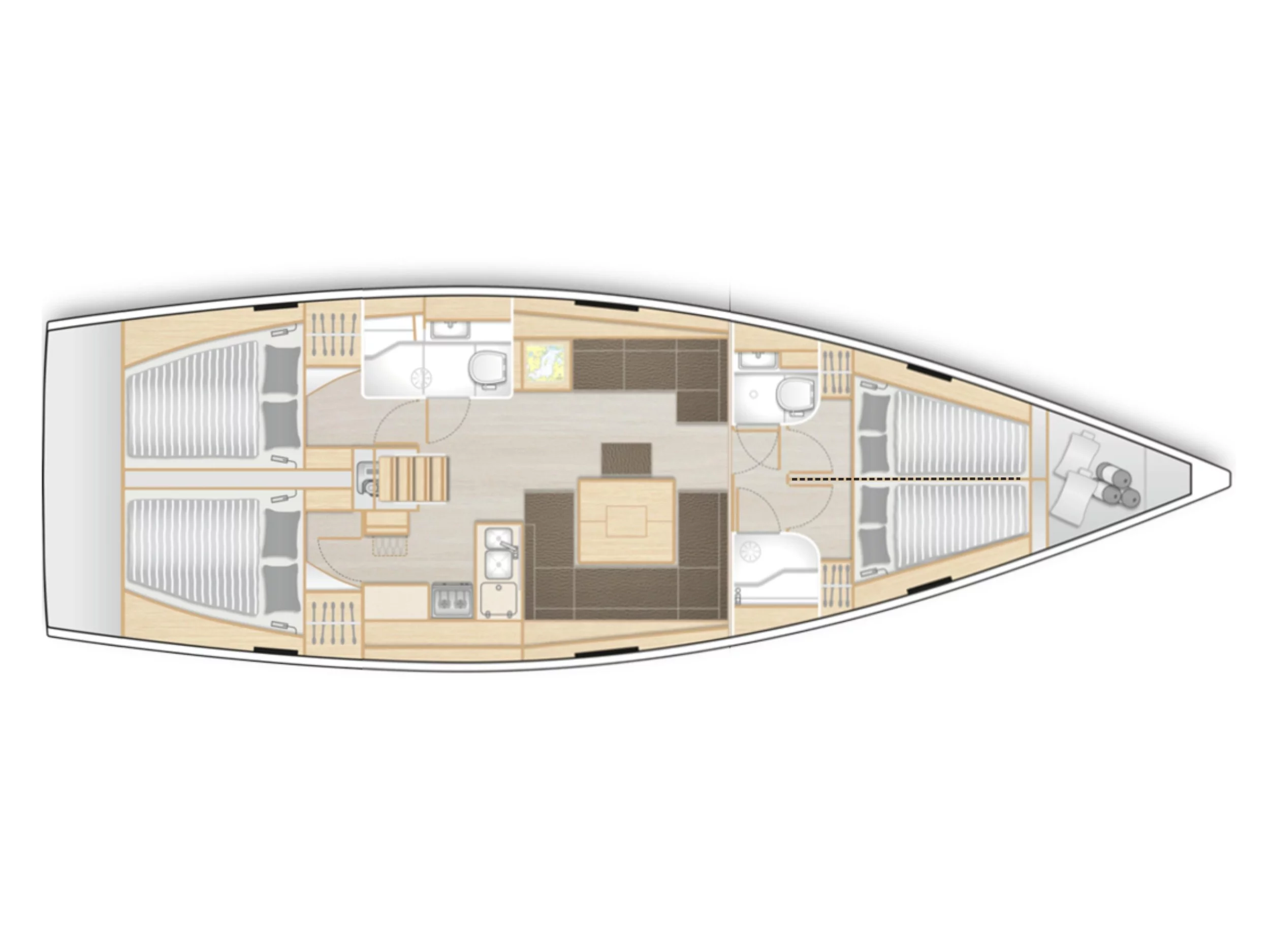 Hanse 458 (Rogira) Plan image - 7