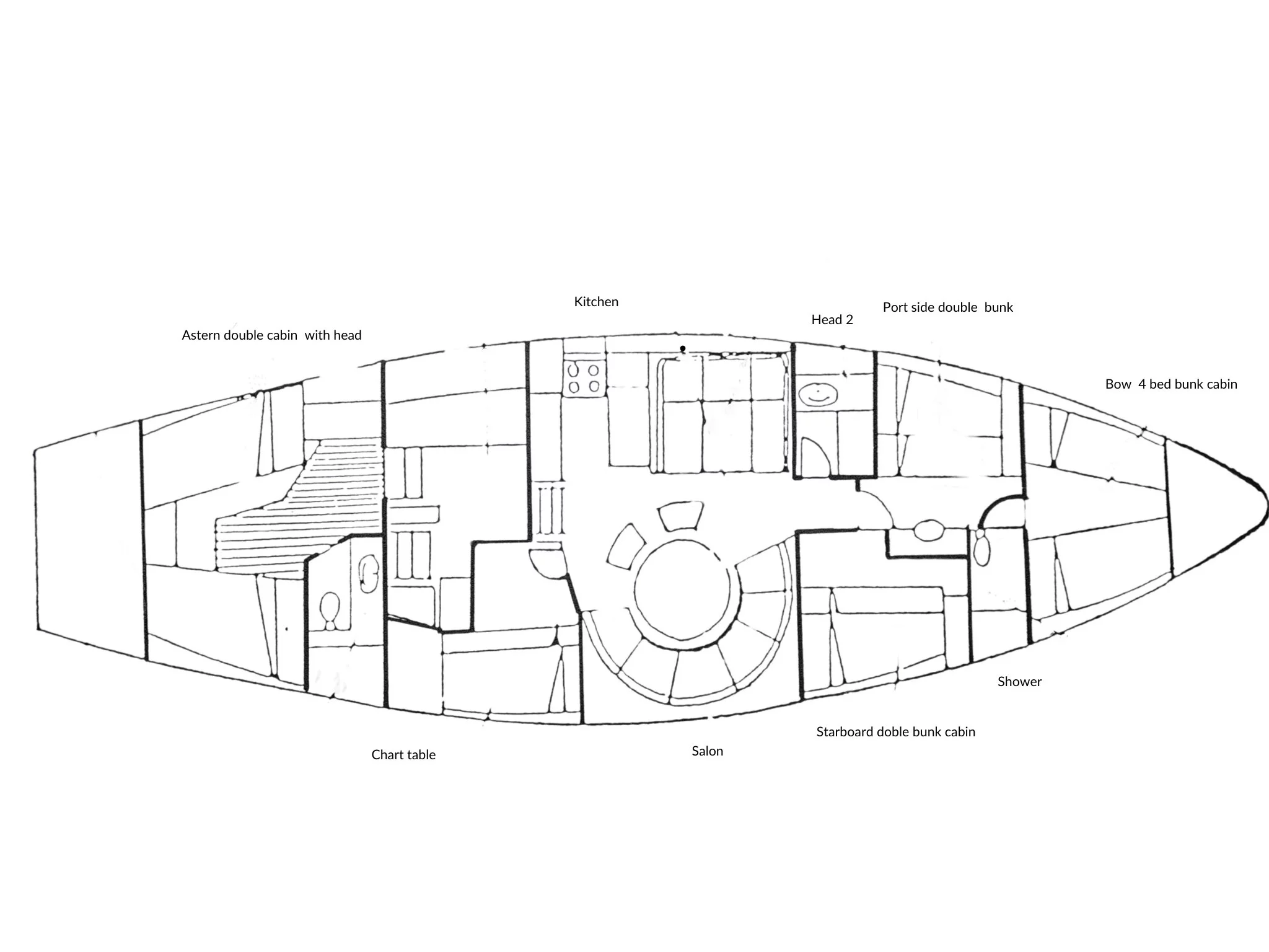 Frers 72 (La Peregrina) Plan image - 2