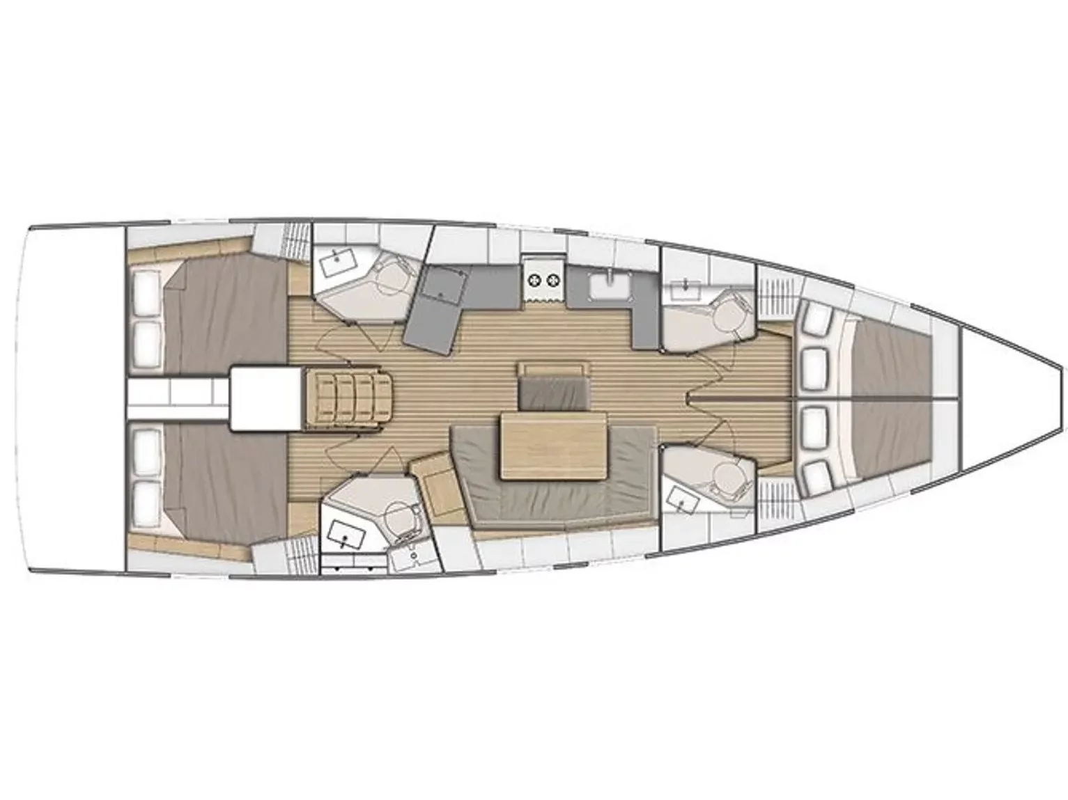 Oceanis 46.1 (Boreas) Plan image - 10
