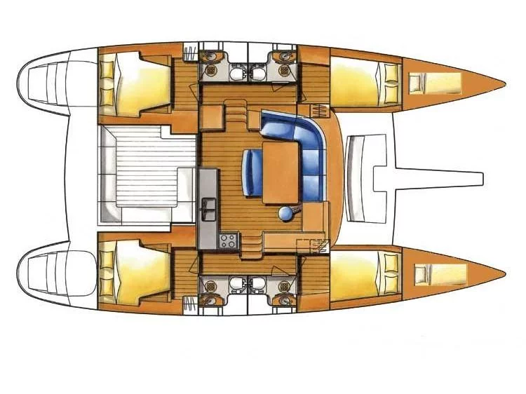 Lagoon 450 (Oscar V) Plan image - 5