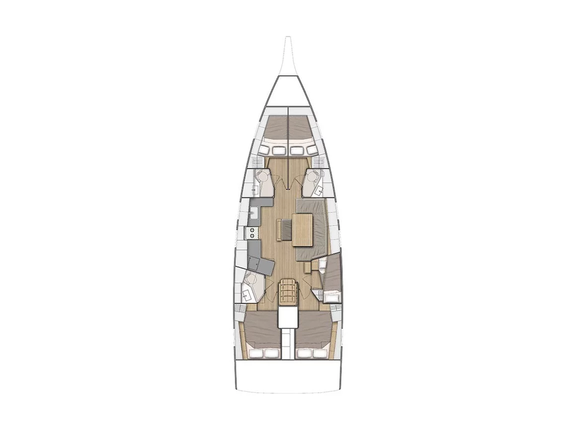 Oceanis 46.1 (LaRiMaR) Plan image - 14
