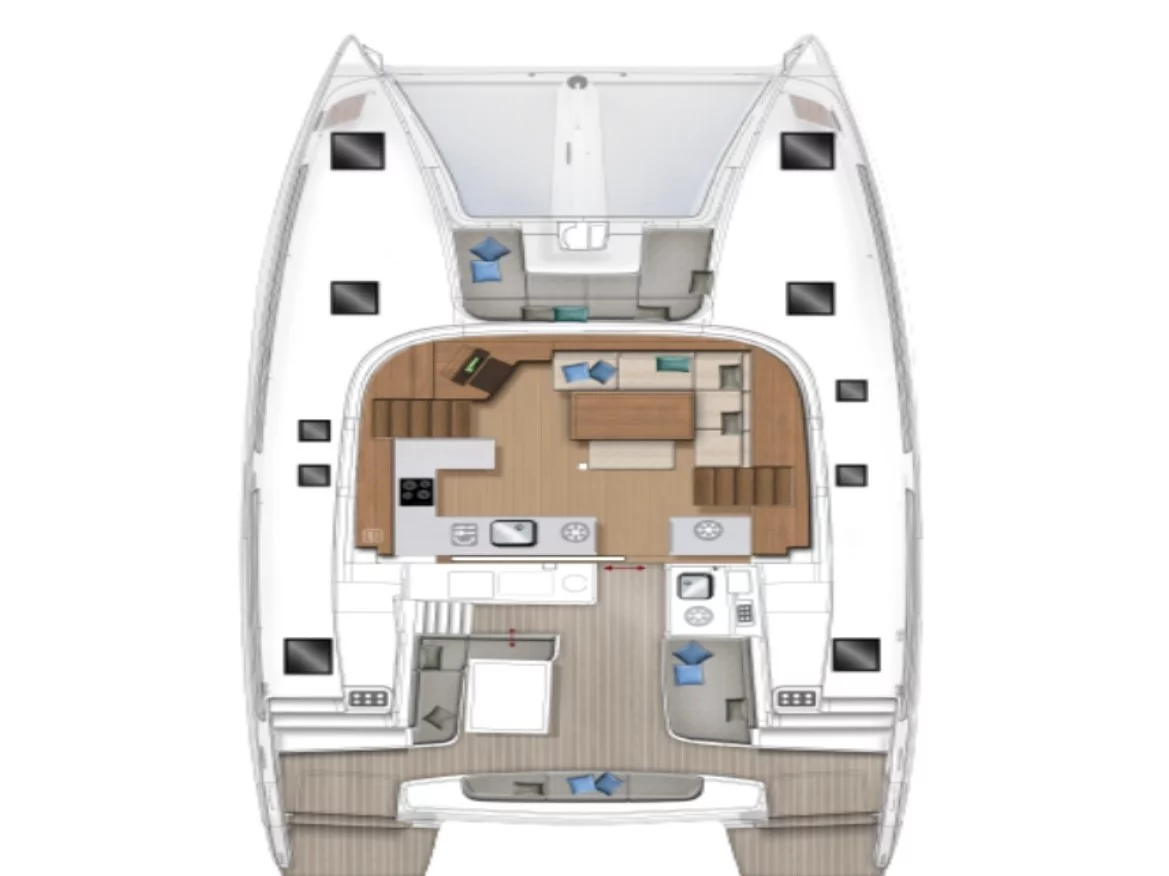 Lagoon 46 Fly (ETERNITYX) Plan image - 9