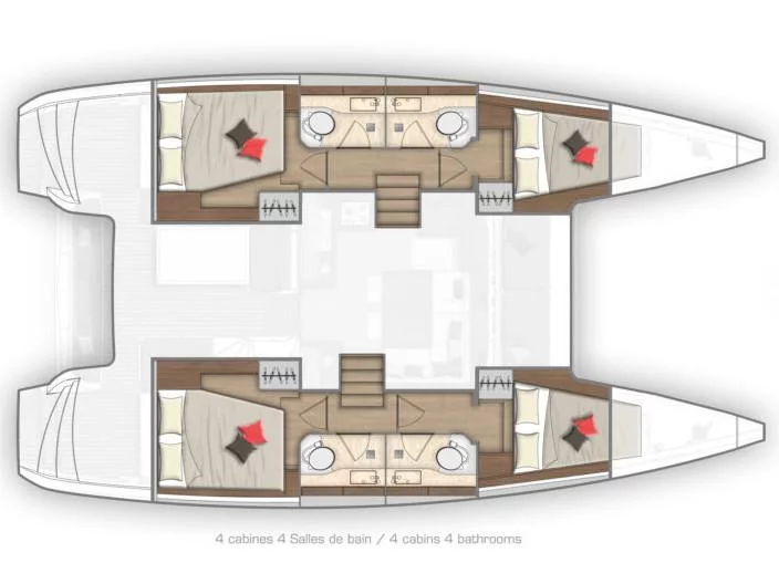 Lagoon 40 (Esmee) Plan image - 9