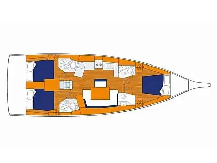 Oceanis 461 () Plan image - 19