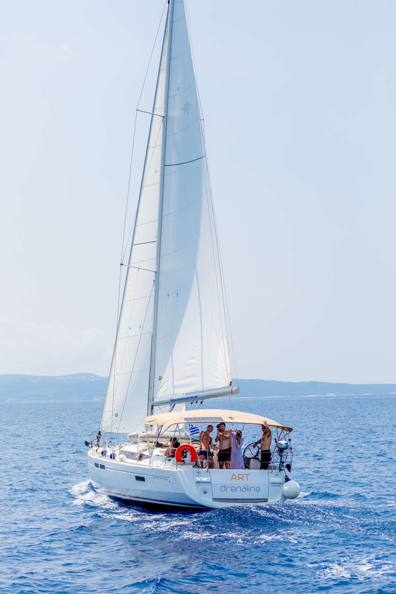 Photo #12 - Sun Odyssey 479 Full refit 2024 ( new Bimini - Spray hood - new exterior cushions - new outboard ) (ARTDRENALIN) en Lefkada - 20881