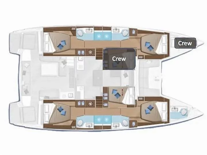 Lagoon 50 (Sophia) Plan image - 4
