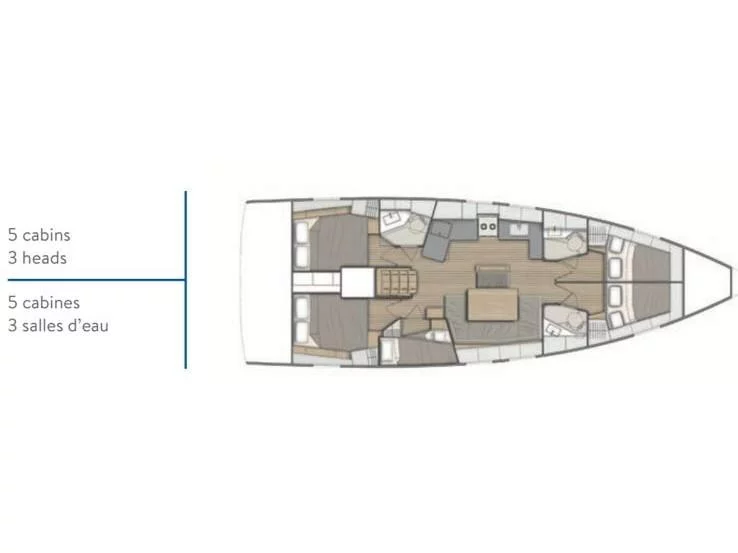 Oceanis 46.1 (Bellagio) Plan image - 12