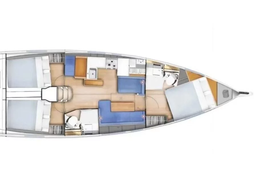 Sun Odyssey 410 (Melisandra) Plan image - 6