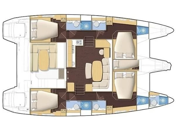 Lagoon 420 (Amelia) Plan image - 7