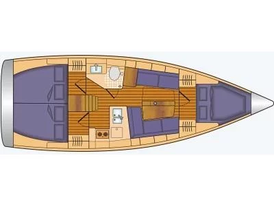 Hanse 348 (No name) Plan image - 4