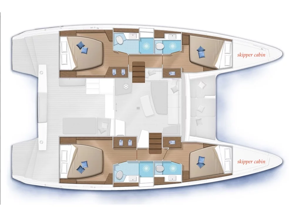 Lagoon 42 (GRAND DELUXE II) Plan image - 4