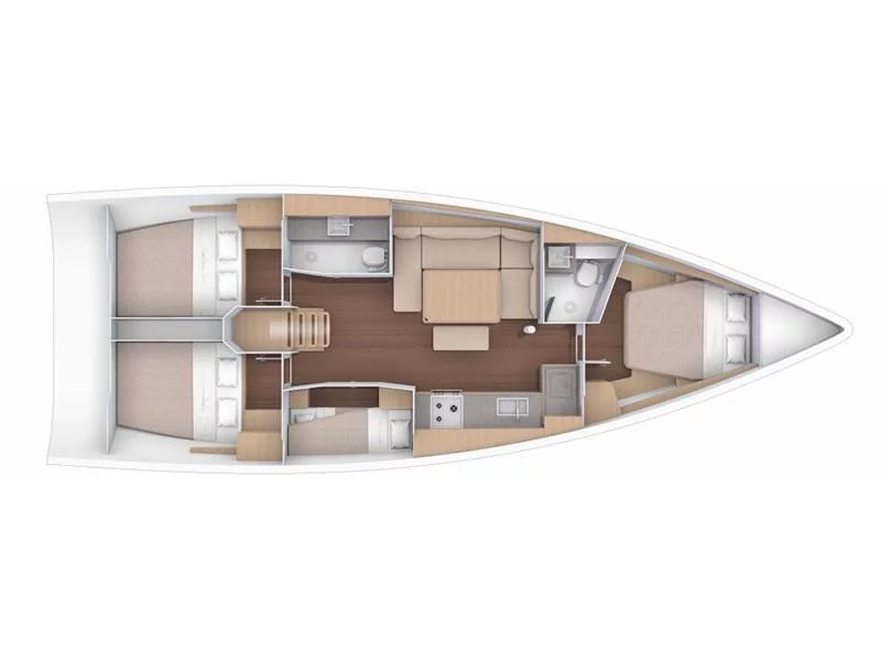 Dufour 430 (Catacea) Plan image - 9