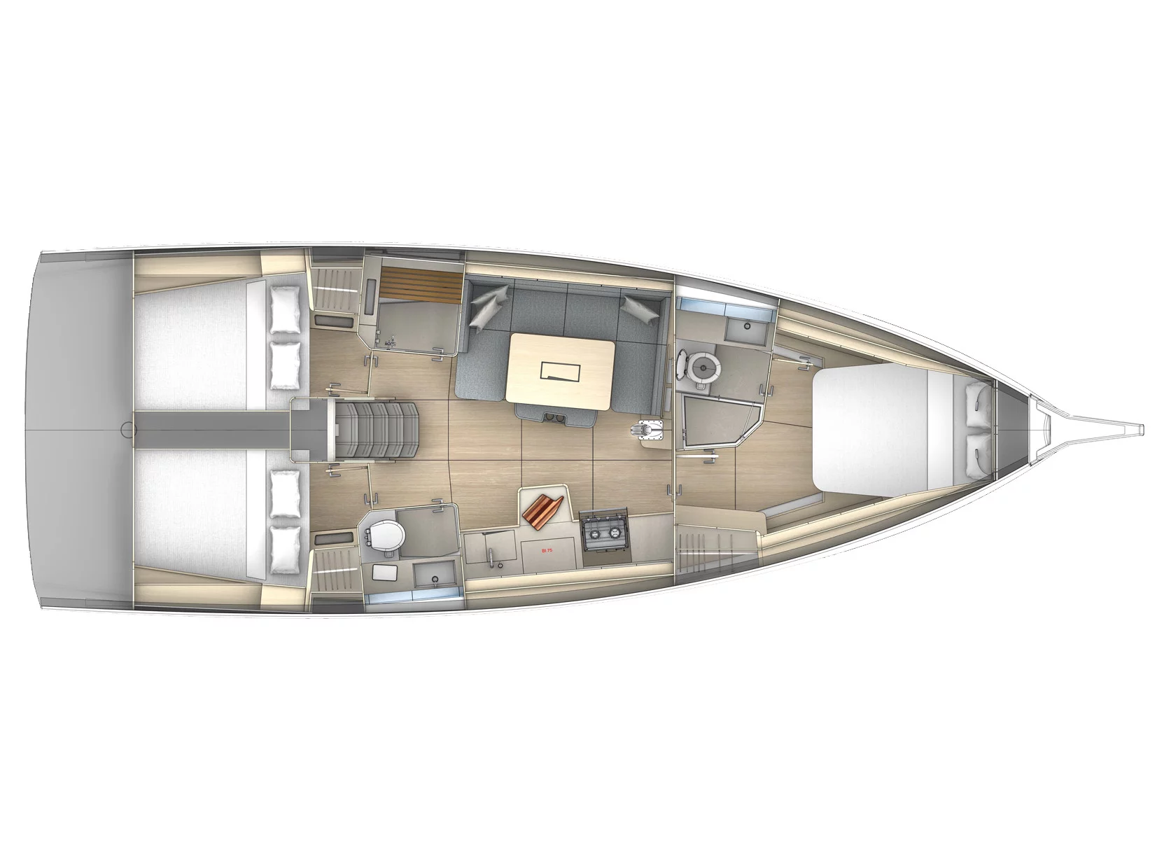 Dufour 41 (Mahsa) Plan image - 3