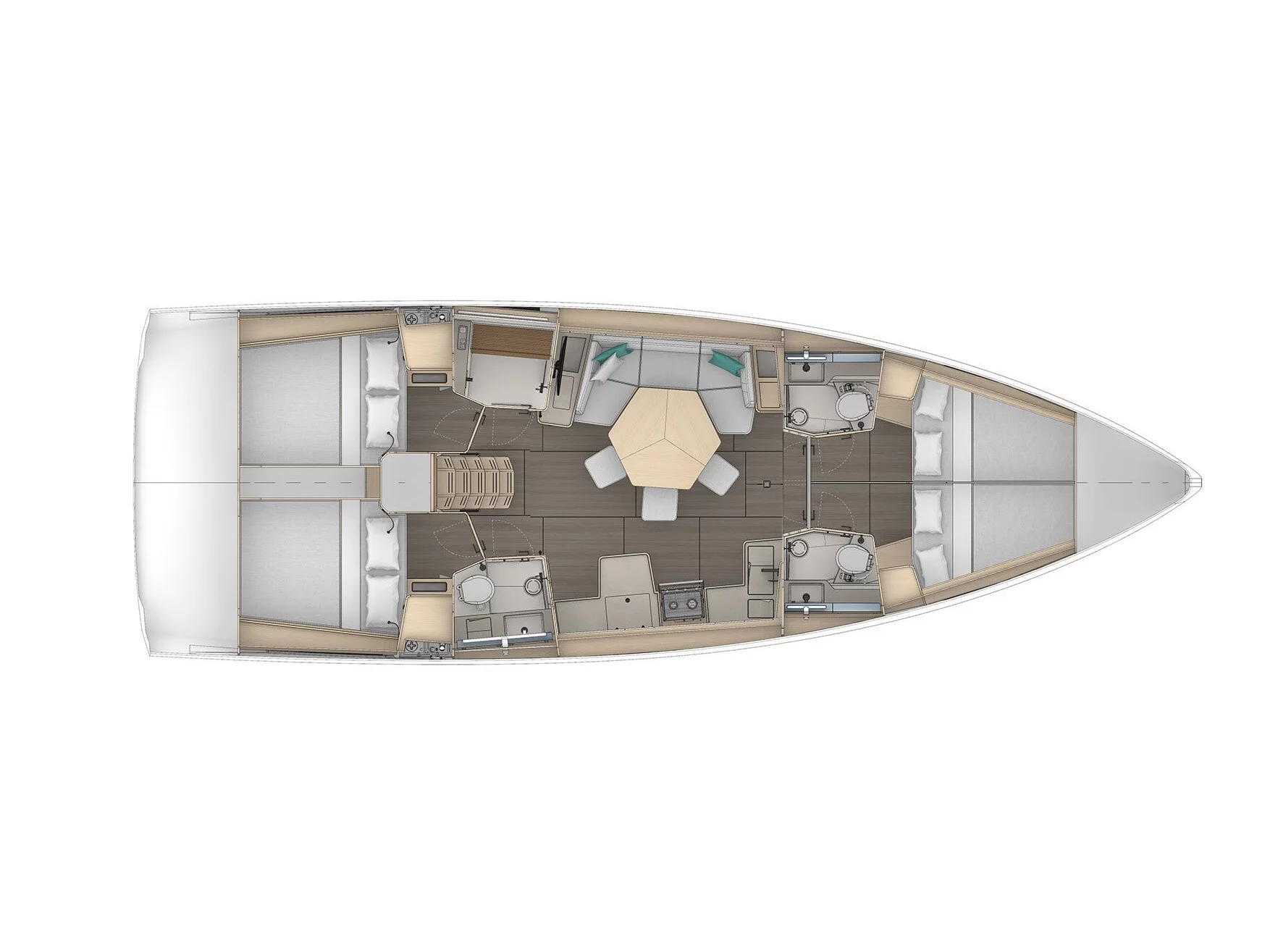 Dufour 44 (SCOOBY DOO) Plan image - 8