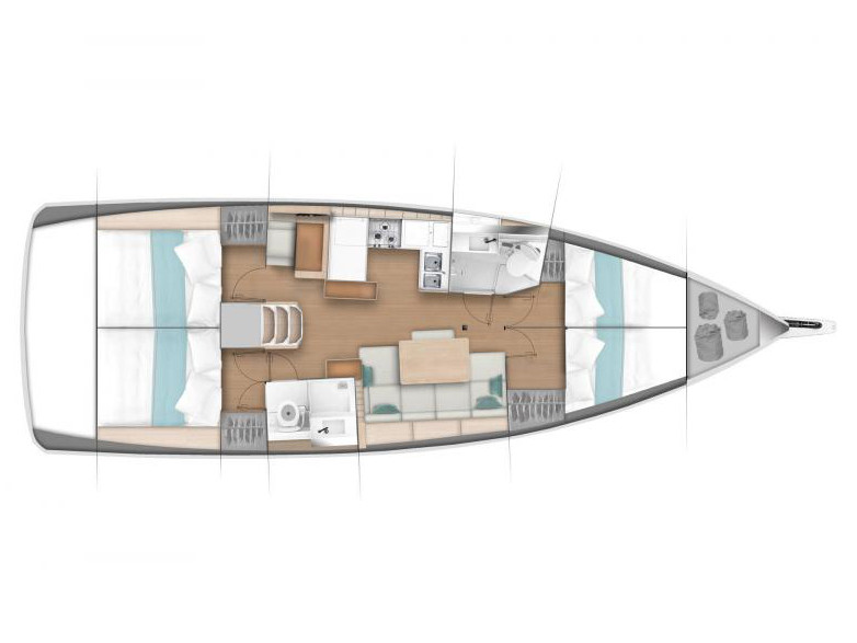 Photo #2 - Sun Odyssey 440 (Stardust) en Portisco - 21040