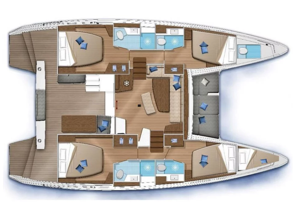 Lagoon 42 (Seaduction) Plan image - 20