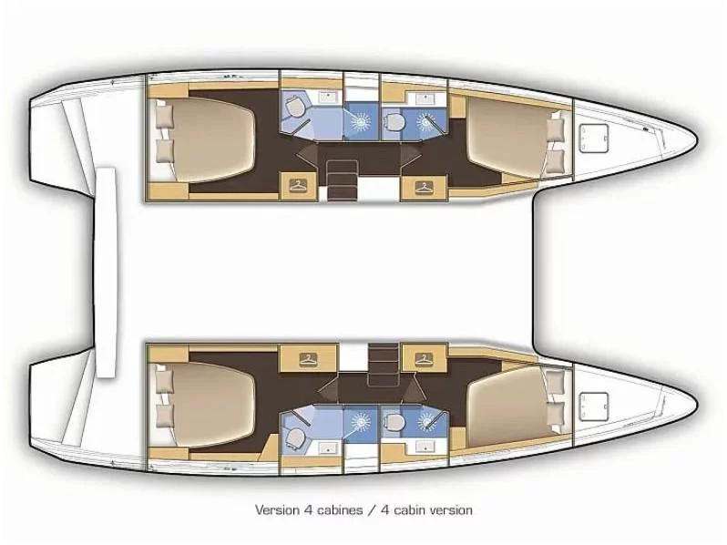 Lagoon 42 & GEN & WM (Carpe Diem) Plan image - 6