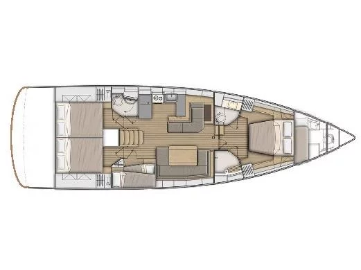 Oceanis 51.1 (Ef Zin) Plan image - 5