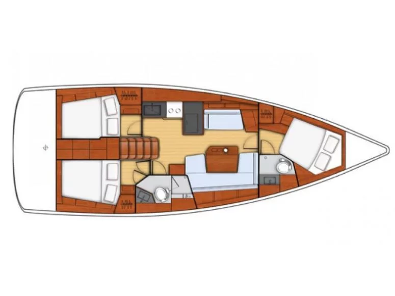 Oceanis 41.1 (ZOi) Plan image - 9