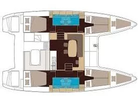 Lagoon 40 (ROXY I) Plan image - 3